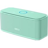 DOSS SoundBox Touch Wireless Bluetooth Speaker-12W HD Sound with Rich Bass, IPX5 Waterproof, 20H Playtime, Handsfree, for Gatherings, Home, Office, Outdoor, Travel-Green