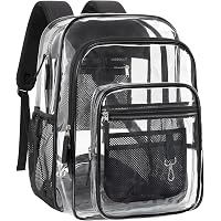 Amazon.com | SHYLERO Clear Backpack Heavy Duty has TSA Lock  display picture 1