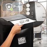 Duronic PS991 Cross Cut Paper Shredder 18 Sheets 28x4mm 31L Bin CD Card view 3