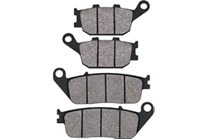 XULONG Brake Pads Front and Rear Compatible with Honda VTX1300 VTX 1300 C R S Retro 2003-2006/VT1100C2 VT1100 C2 Shadow 1100 ACE Sabre 1995-2007/VT1300 CXA Fury (Non ABS Model) / VTX 1300S Retro/C/R/T