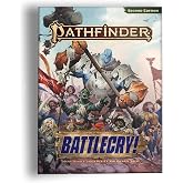Pathfinder Battlecry! Pocket Edition, 6.7" x 8.4" Softcover, 2 New Classes | Ages 16+, Tabletop RPG Rulebook, War &amp; Combat, Second Edition Remaster, 224 Pages