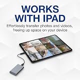 LaCie Mobile SSD Secure 1TB USB C Portable External SSD Grey Rescue Data view 8