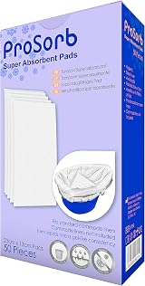 Prosorb Super Absorbent Pads Bedside Commode Liners Pack of 50 view 4