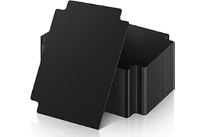 TIOPLIOR 60 Pieces Trading Card Dividers Black Playing Card Separators Playing Board Game TCG Dividers Card Gathering Storage Organizer, Card Divider Fit for MTG PKM Yugioh Commander 2.71 x 3.66 Inches