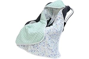 Miracle Baby Car Seat Blanket, Car Seat Covers for Babies Winter Carseat Swaddle Blanket Universal Baby Blanket for Baby Car 