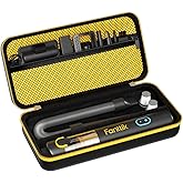 ProCase Hard Case for Fanttik Slim V8 Apex/ V8 Mate/ V10 Apex/ V10 Mate Cordless Car Vacuum, Portable Travel Carrying Storage Organizer with Mesh Pocket for Mini Handheld Vac Cleaner Accessory -Black