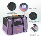 Morpilot Cat Carrier Airline Approved Top Opening Portable Bag 6.3kg Purple view 5