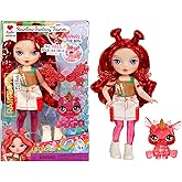 Rainbow High Littles Rainbow Fantasy Fairies + Pet – Apple, Red 5.5" Posable Small Doll & Fantasy Deer Pet with Interchangeable Fairy Wings, Kids Gift 4+