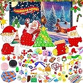 Fidget Advent Calendar 2025, Christmas Advent Calendars Countdown 24 Days, Bubble Toy Surprise Box Sensory Fidget Toy Packs, Surprise Gifts for Girls Teens