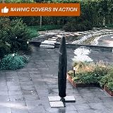 AWNIC Parasol Cover Waterproof Patio Umbrella Cover with Telescopic Rod view 7