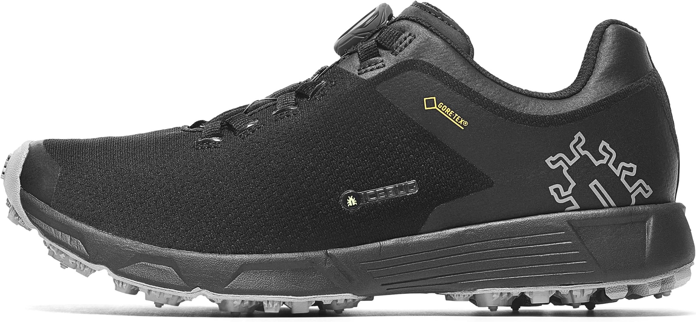 Icebug Men's DTS3 BUGrip Gore-TEX Traction Studded Running Shoe