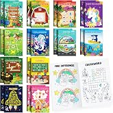 BenLouis 72pcs Mini Activity Books Bulk Kids Birthday Classroom(Colorful) | Small activity books, party favors for kids, goodie bags stuffers, return gifts for birthday, classroom travel prizes