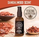 Viking Revolution Sandalwood Pre Shave Oil for Men - Smooth Irritation Free view 5