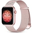 Zedoli Metal Band Compatible with Apple Watch Band 40mm 38mm 41mm 45mm 44mm 42mm 49mm for Women Men, Stainless Steel Milanese Mesh Loop Magnetic Wristbands for iWatch Series 9 8 7 6 5 4 3 2 1 SE Ultra