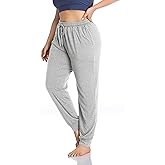 ZERDOCEAN Women's Plus Size Casual Lounge Yoga Pants Comfy Relaxed Joggers Pants Drawstring with Pockets