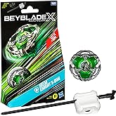 Beyblade X Helm Knight 3-80N Starter Pack Set with Defense Type Right-Spinning Top and Launcher; Battling Top Toys for 8 Year