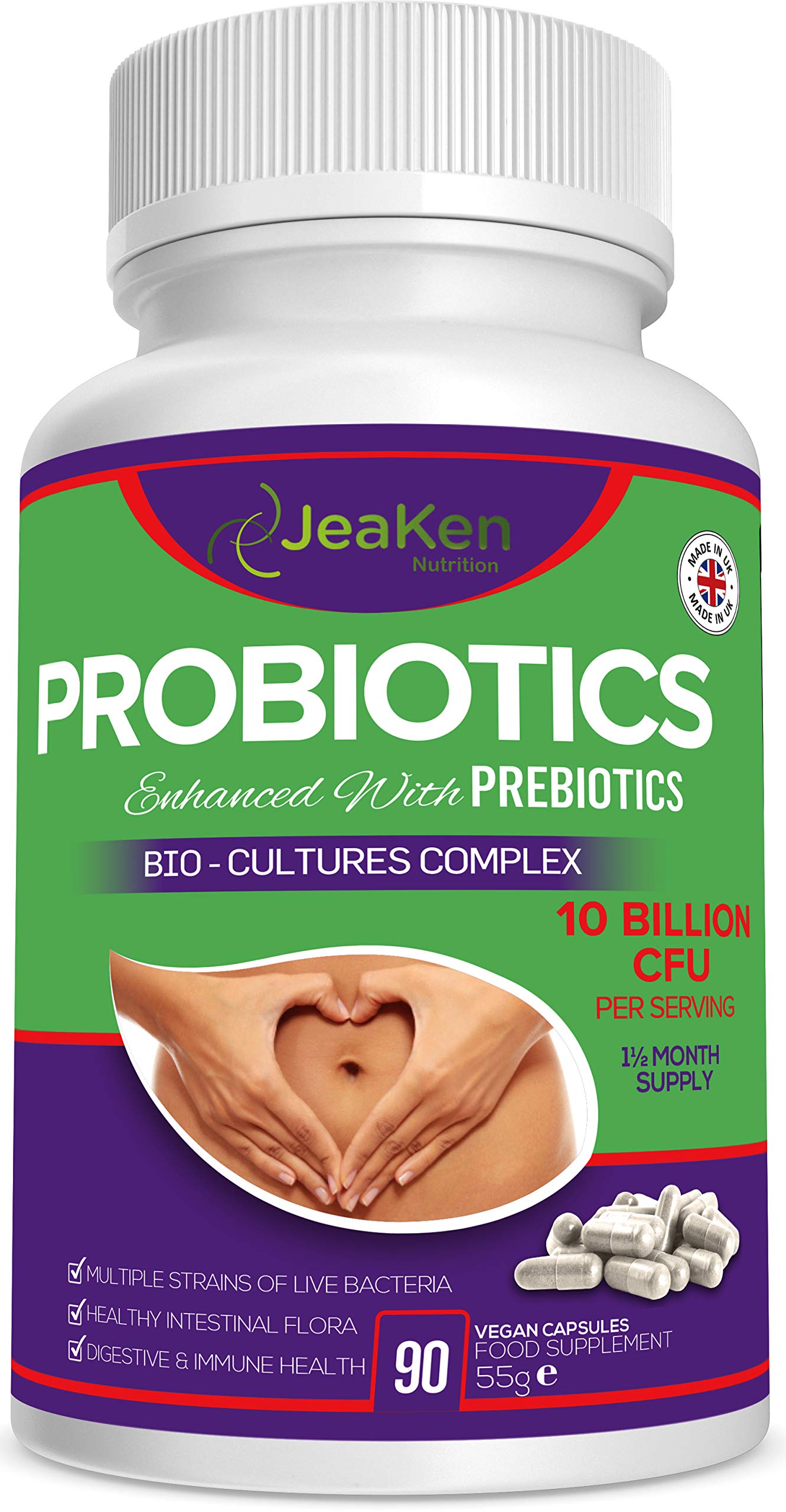 Probiotics with Prebiotics for Adults Bio Cultures Complex with 6