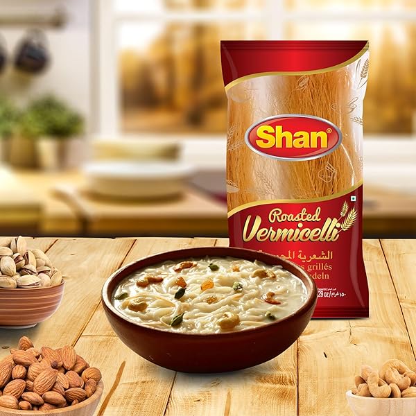 SHAN – ROASTED VERMICELLI, 5.29 OZ (150G), TRADITIONAL TASTE, EASY TO COOK, VEGETARIAN