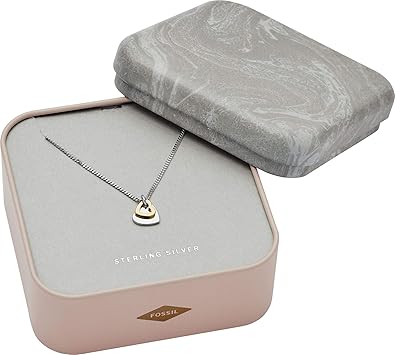 Fossil Damen-Ketten mit Anhänger & Anhänger 925 Sterlingsilber JFS00456998