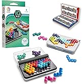 SmartGames IQ Six Pro Travel Game for Kids and Adults, a Skill-Building Brain Game - Brain Teaser for Ages 8 & Up, 120 Challe