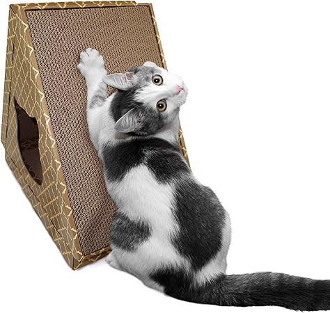 corrugated cardboard cat house