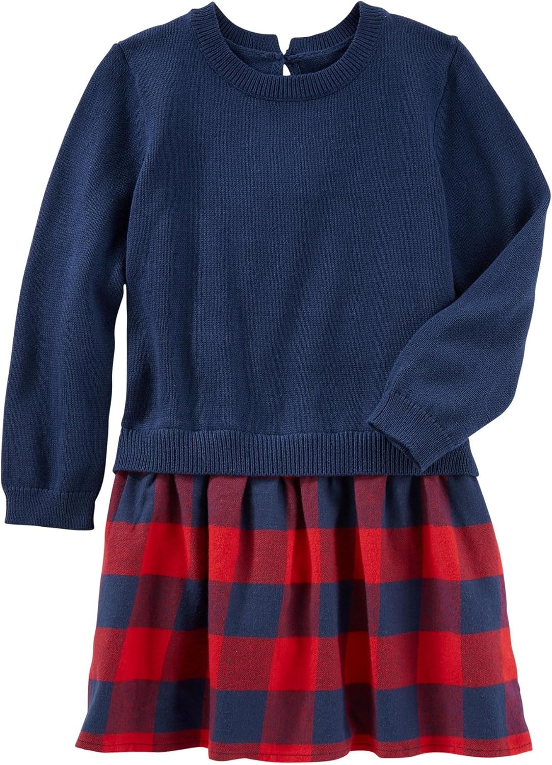 flannel sweater dress