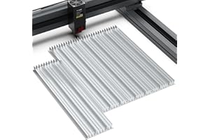 Lovandare Honeycomb Bed 400 x 400 mm Honeycomb Working Table for Laser Engraving Machine/Laser Cutter, Free Assembly, Desktop Protection, Fast Heat and Smoke Dissipation, Cleanable and Reusable