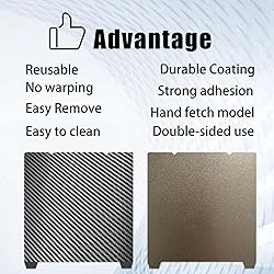 Wefuit Smooth PET+Textured PEI Build Plate for K1