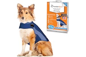 ThunderShirt for Dogs, Large, Blue Polo - Dog Anxiety Relief Calming Vest