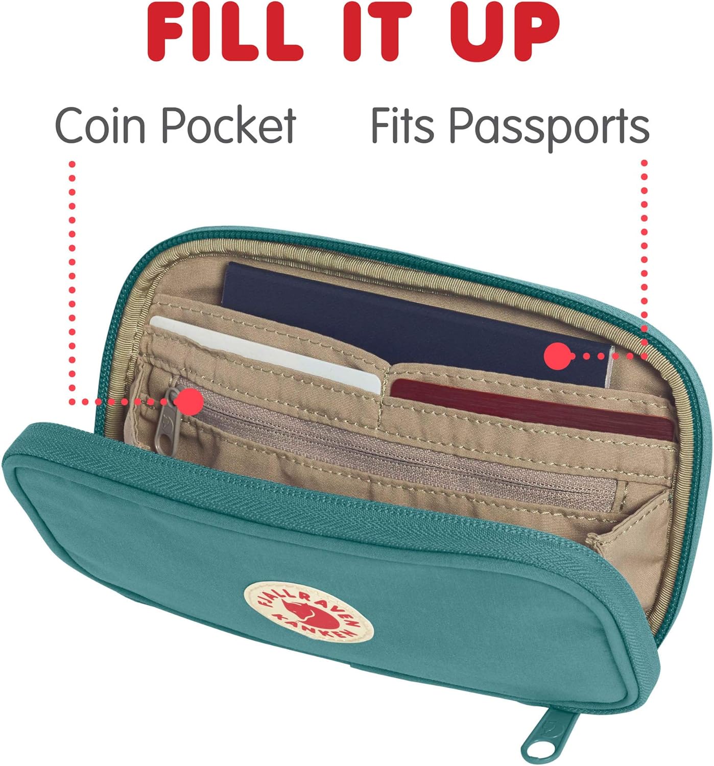 Fjallraven, Kanken Travel Wallet for Passports