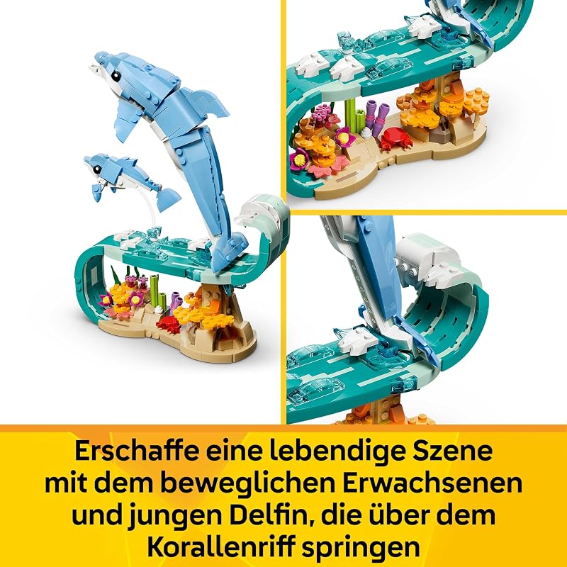 Creator 3in1 Meerestiere: Wunderschöne Delfine 31385