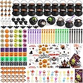 Vanblue Halloween Party Favors Bulk for Kids 24 Pack Prefilled Witch Cauldrons with Halloween Toys for Halloween Party Suppli