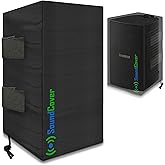 The Original Light Outdoor Speaker Covers for C-Bracket Mounted Speakers – Premium 210T Polyester with Silver UV Protective Coating – Water-Resistant, All-Weather Protection – Small Size (Set of 2)