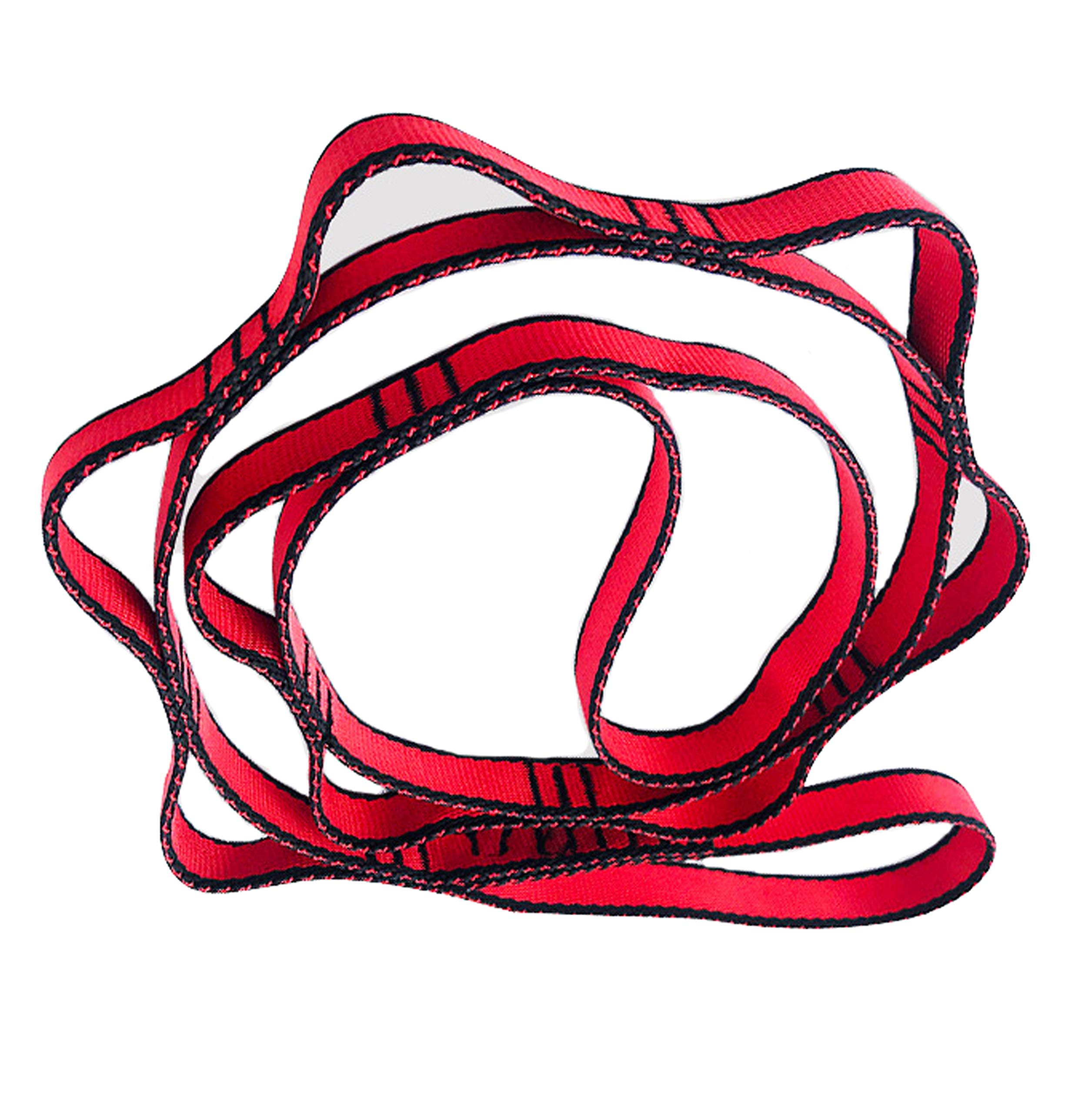 FUYUFU 2pcs Daisy Chains Nylon For Hammock Yoga (Red, 110cm)