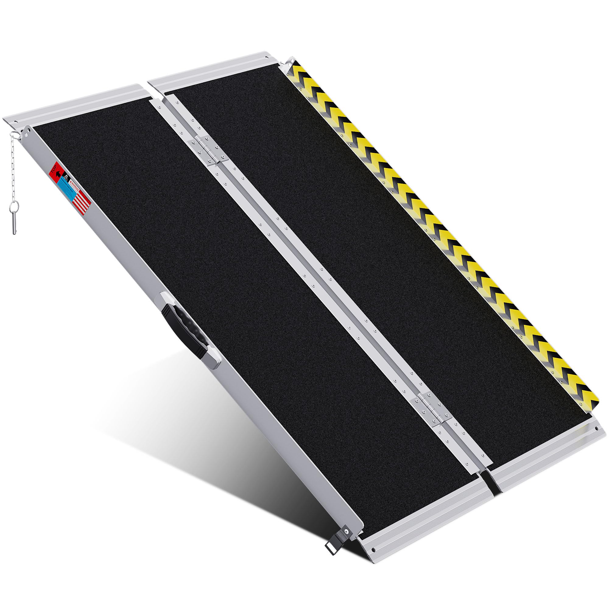 Mua Portable Wheelchair Ramp 4FT, Anti-slip Aluminum Folding Portable ...