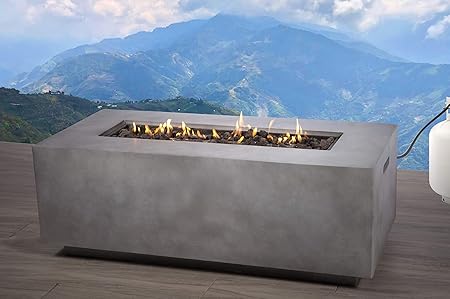 Amazon Com Propane Outdoor Fire Pit Cm 1012c Rectangular Gas