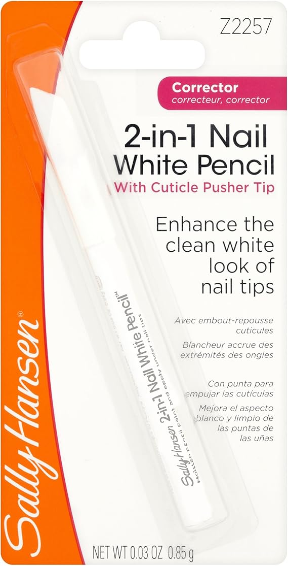 Sally Hansen 2in1 Nail Whitener Pencil, 0.85 g Amazon.co.uk Beauty