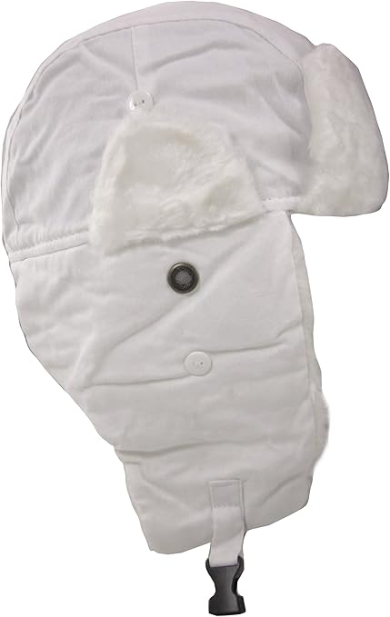 snow camo trapper hat