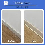 Zayejod Champagne Gold PVC Quadrant Trim 5M 12mm x 6mm Self-Adhesive view 5