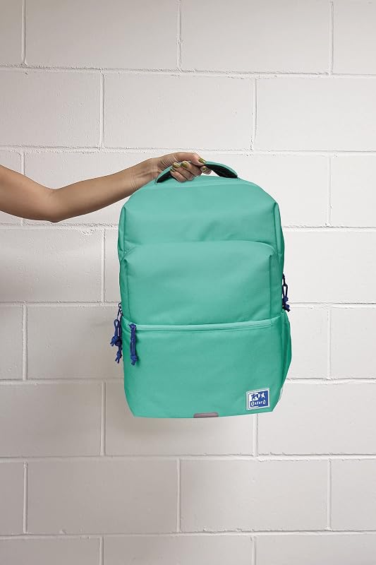 B-Ready, Mochila Escolar Unisex, 28L, 42m, Bolsillo Acolchado para Portátil, Poliéster Reciclado RPET, Color Ice Mint