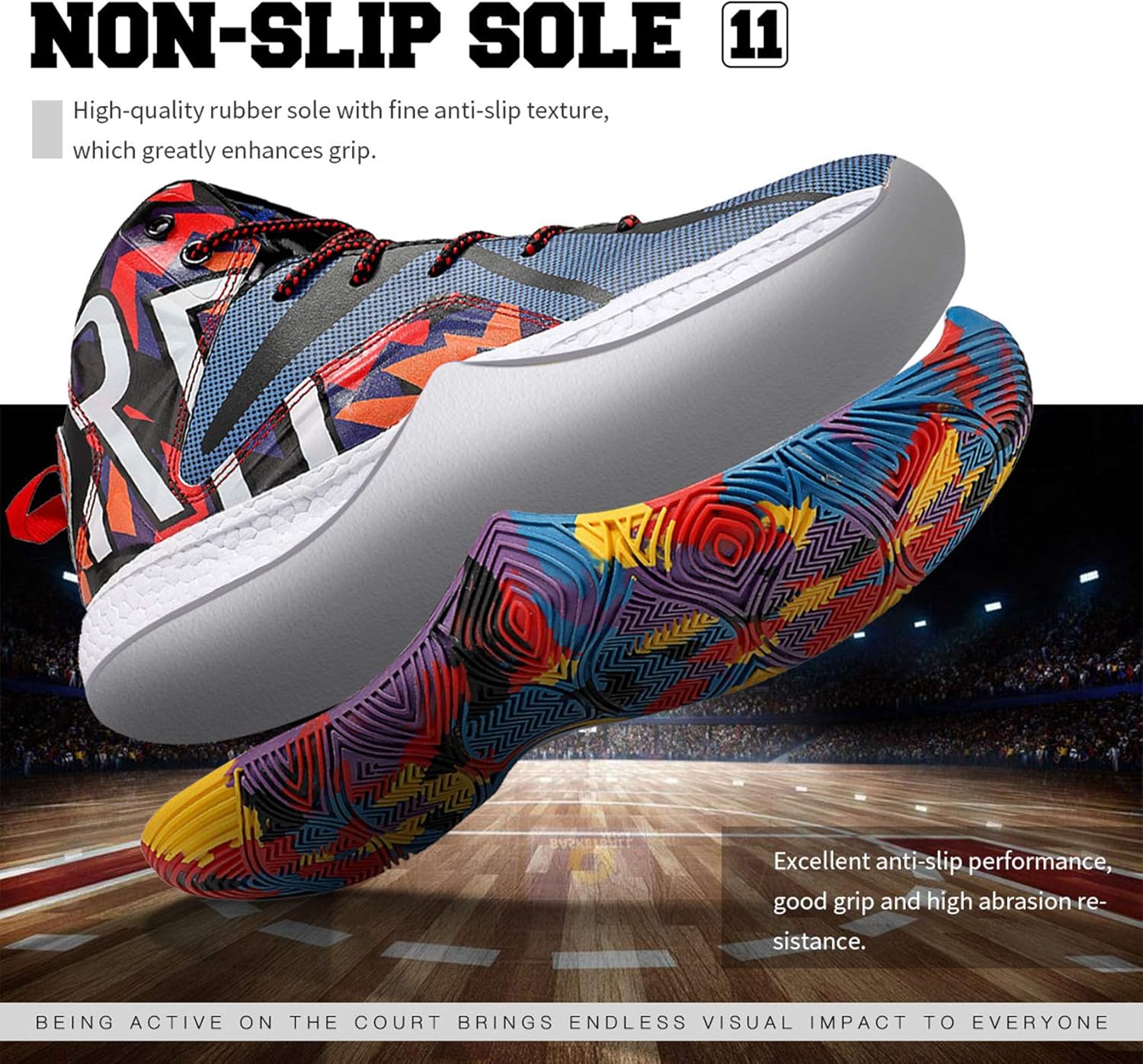  | ASHION Big/Youth Kids' Cool Basketball Shoe Sports Trainers | Basketball