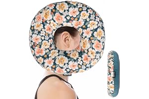 Very100 Hoomtree Ear Piercing Pillow for Side Sleepers,Donut Pillow for Ear,Ear Pillows with Hole for Ear Pain,Relief Sleeping,Pressure Sore,Ear Inflammation