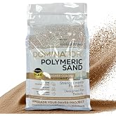 10 Pound Camel Brown DOMINATOR Polymeric Sand with Revolutionary Ceramic Flex Technology for Stabilizing Paver Joints/Gaps, 1/8&rdquo; up to 4&rdquo;, Professional Grade Results