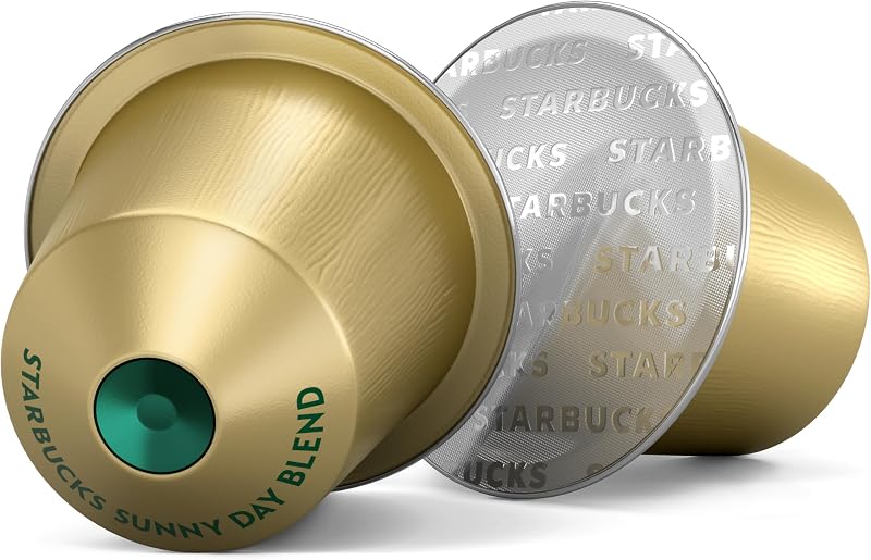 Sunny Day Blend by Nespresso Caffè Lungo, 6 confezioni da 10 capsule (60 capsule compatibili Nespresso)