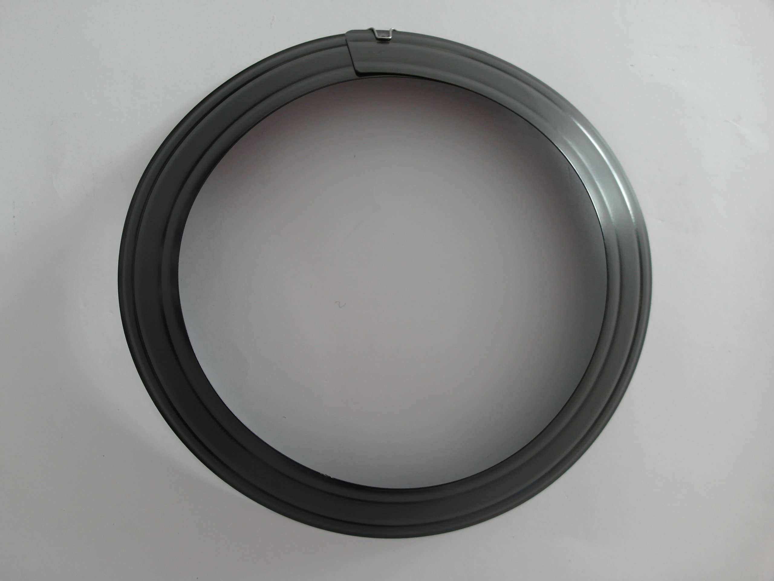 FIREFIX 1761 Stove Pipe Rosette for 2 mm Thick Stove Pipes/Smoke Pipes in 150-165 mm Diameter for Stoves and Fireplaces Senotherm Adjustable Black