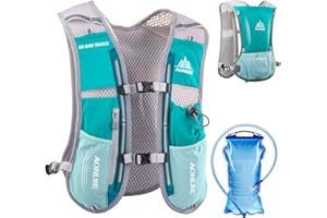 Azarxis Running Vest 5L 5.5L Hydration Pack Water Backpack Lightweight Breathable Race Marathon Trail Cycling Gear