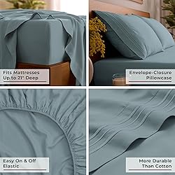 Mellanni King Sheet Set - 6-Piece Iconic Collection