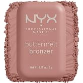 NYX PROFESSIONAL MAKEUP Matte Buttermelt Bronzer, Longwear Face Makeup with Up to 12 Hours of Wear, Vegan Formula - Butta Cup (Light Neutral)