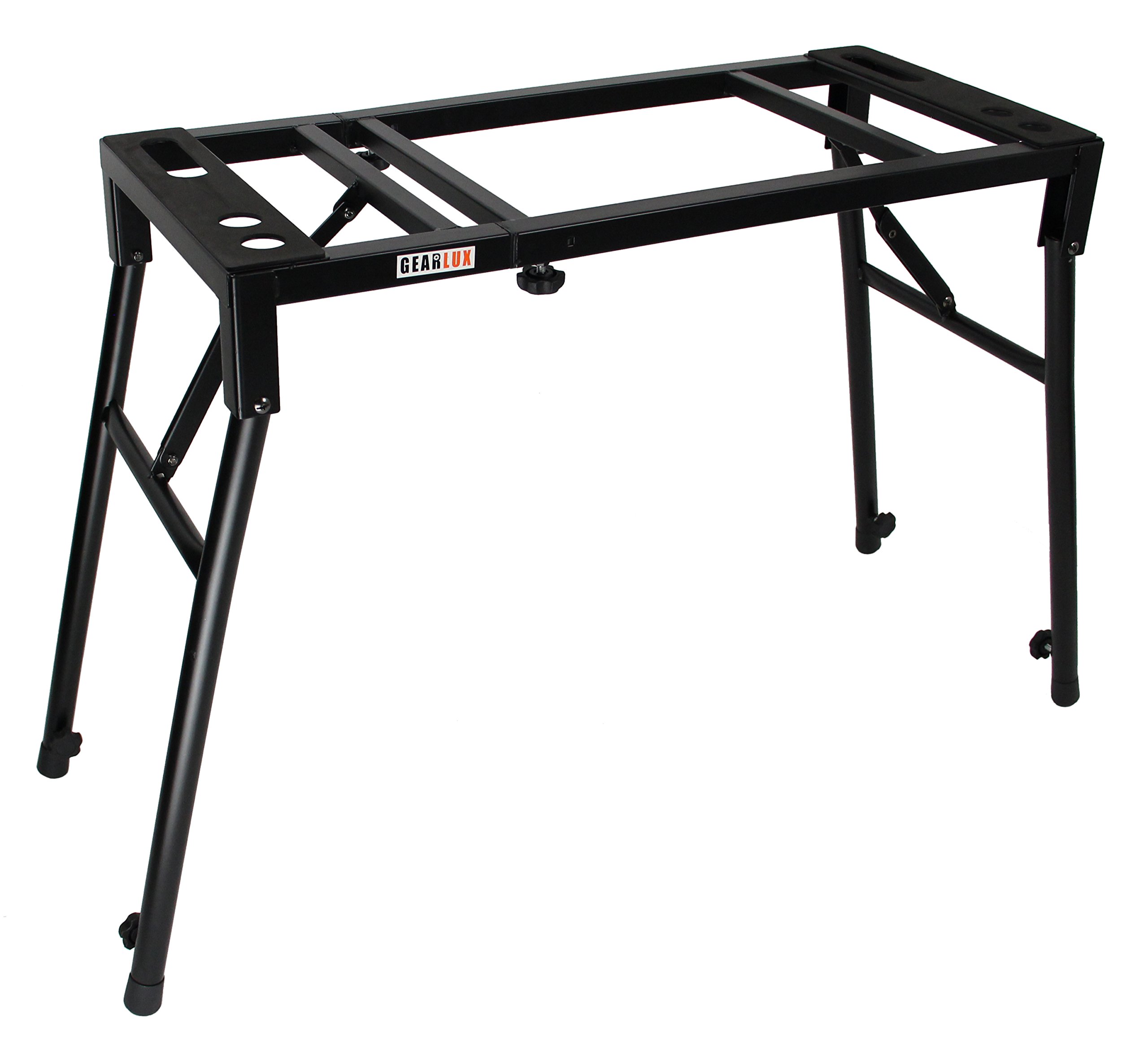 Portable Mixer Stand Foldable Keyboard Table DJ Gear Top On Stage