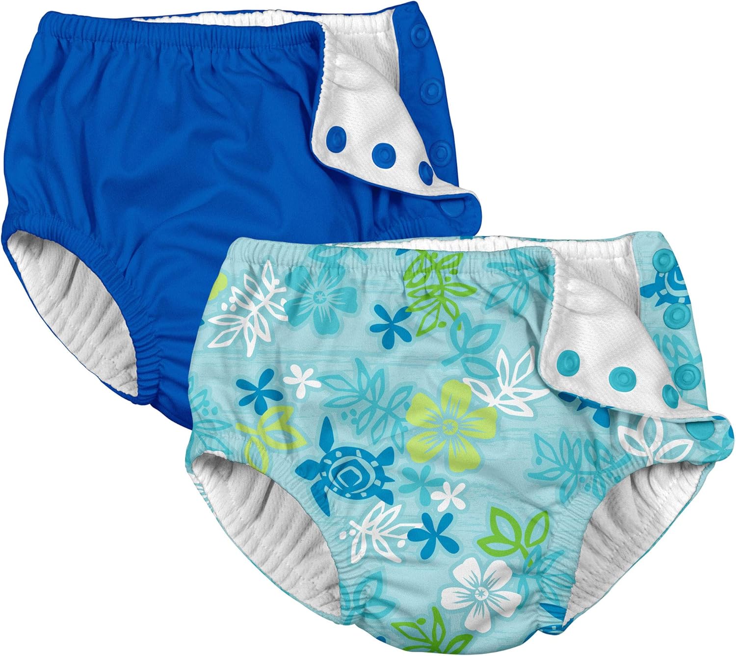 Amazon Com I Play Boys Ultimate Reusable Snap Swim Diaper 2 Pack Navy Blue Baby